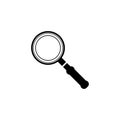 magnifying glass icon. Logo element illustration.magnifying glass symbol design. colored collection. magnifying glass concept. Can Royalty Free Stock Photo
