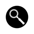 magnifying glass icon. Logo element illustration.magnifying glass symbol design. colored collection. magnifying glass concept. Can Royalty Free Stock Photo