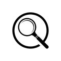 magnifying glass icon. Logo element illustration.magnifying glass symbol design. colored collection. magnifying glass concept. Can Royalty Free Stock Photo