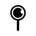 Magnifying glass icon or logo isolated sign symbol vector illustration Royalty Free Stock Photo