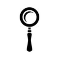 Magnifying glass icon or logo isolated sign symbol vector illustration Royalty Free Stock Photo