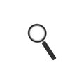 Magnifying Glass icon. Lupe optical instrument. Zoom button. Search concept. Stock Vector illustration isolated on white Royalty Free Stock Photo