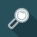 Magnifying glass icon - Thin series Royalty Free Stock Photo