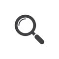 Magnifying glass icon vector, filled flat sign, solid pictogram Royalty Free Stock Photo