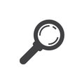 Magnifying glass icon vector, filled flat sign, solid pictogram isolated on white Royalty Free Stock Photo
