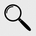 Magnifying glass icon Royalty Free Stock Photo