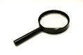 Magnifying glass isolate on white background and make with paths Royalty Free Stock Photo