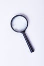Magnifying glass isolated. Royalty Free Stock Photo