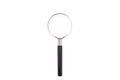 Magnifying glass isolated on white