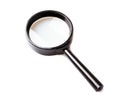 Magnifying glass isolated