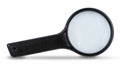 Magnifying glass isolated on white background