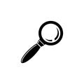 Magnifying Glass, Research Find Flat Vector Icon Royalty Free Stock Photo