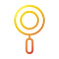 Magnifying glass searching internet web technology interface gradient style icon