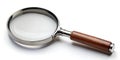 Magnifying Glass Tool Optical Search Tool Isolated Object White Background AI Generative