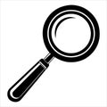 magnifying glass vector Royalty Free Stock Photo