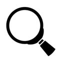 Magnifying glass vector icon Royalty Free Stock Photo