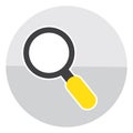 magnifying glass. Vector illustration decorative design Royalty Free Stock Photo
