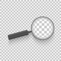 Magnifying glass Ã¢â¬â vector illustration. Real concept