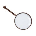 Magnifying glass. Loupe on white background.