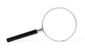 A Magnifying Glass in White Background