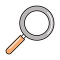 magnifying glasss search Royalty Free Stock Photo