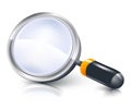 Magnifying lens Royalty Free Stock Photo
