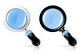 Magnifying lens Royalty Free Stock Photo