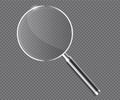 Magnifying lens. Royalty Free Stock Photo