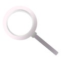 Magnifying loupe icon. Search symbol