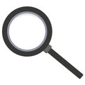 Magnifying loupe icon. Search symbol