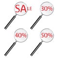 Magnifying sale glass