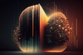 Big data, Artificial Intelligence and Quantum computing concept. Generative AI Royalty Free Stock Photo