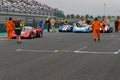 Before start of French Historic Grand Prix on Magny-Cours track