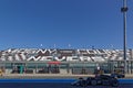 Pitlane and main tribunes of French Historic Grand Prix