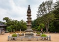 Magoksa Temple or monastery in the historic city of Jongju, South Korea Royalty Free Stock Photo