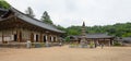 Magoksa Temple or monastery in the historic city of Jongju, South Korea Royalty Free Stock Photo