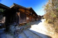 Magome-juku (Nakasendo) a Rustic stop on a feudal-era route at Magome, Nakatsugawa, Royalty Free Stock Photo