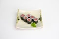 Maguro maki sushi roll seaweed with japanese rice