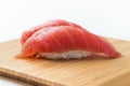 Maguro Nigiri Sushi (Tuna) Royalty Free Stock Photo