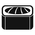 Maguro sushi roll icon, simple style Royalty Free Stock Photo