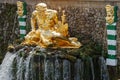 Magus. Sculpture of Grand Cascade in Peterhof Royalty Free Stock Photo