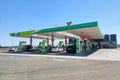 MOL gas station along the highway in Hungary Royalty Free Stock Photo