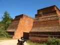 Maha Aung Mye Bon Zan Monastery, Ava, close Mandalay, Myanmar Royalty Free Stock Photo