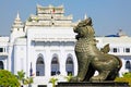 Mythical Beast At Maha Bandula Park, Yangon, Myanmar Royalty Free Stock Photo