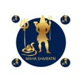 Maha shivaratri festival india vectors