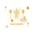 Maha shivaratri festival india vectors