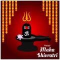 Maha Shivratri Background Vector Illustration