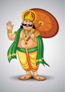 Mahabali or mavli, Kerala old king. he is coming for every year onam celebration