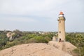 The Mahabalipuram Lighthouse is located at south of Chennai