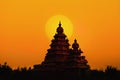 Mahabalipuram shore temple, chennai india Royalty Free Stock Photo